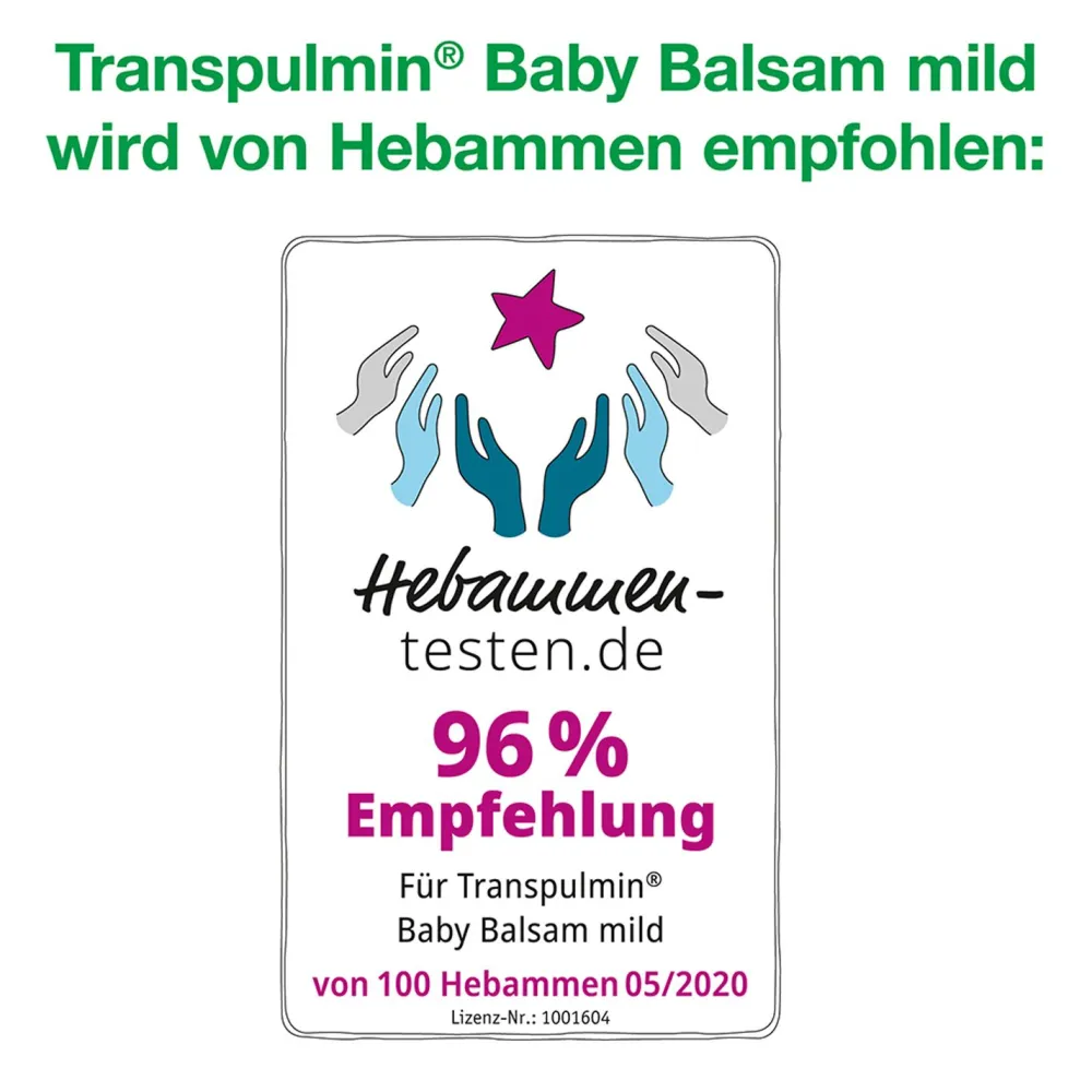 Baby Balsam mild: Wohltuender Erkältungsbalsam für Kinder ab 3 Monaten,|Transpulmin