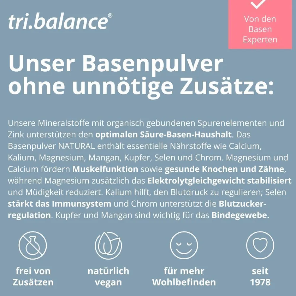 tri.balance® Basenpulver Natural> New