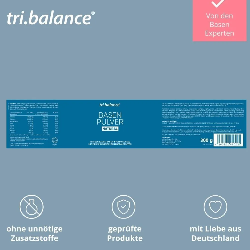 tri.balance® Basenpulver Natural> New
