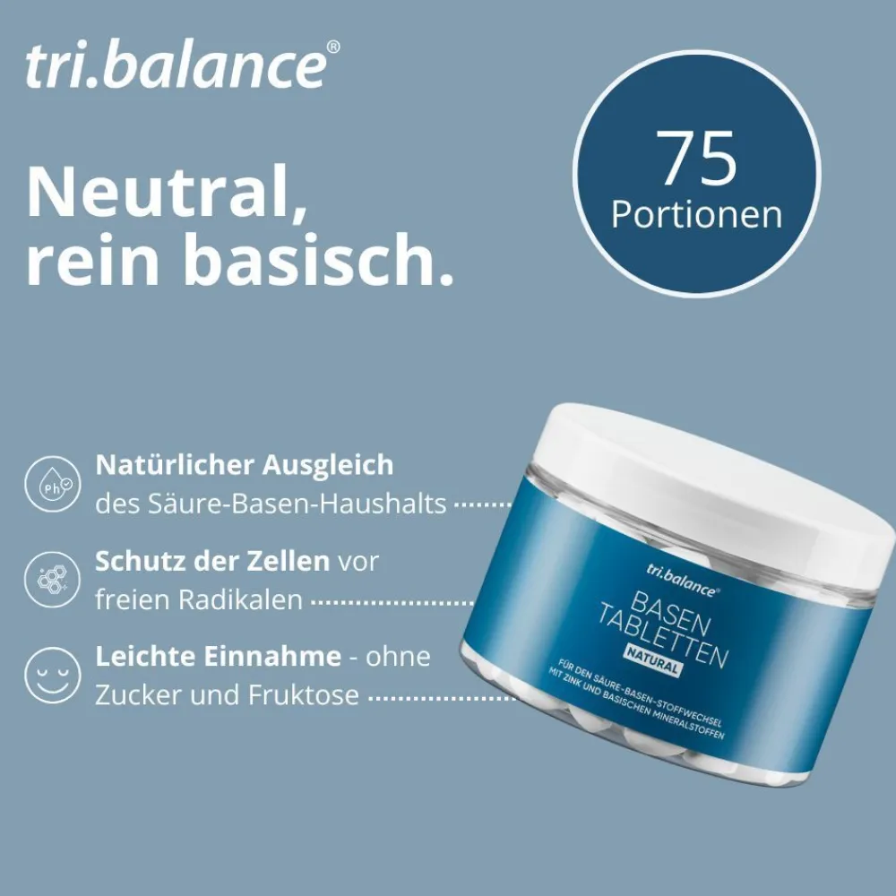 tri.balance® Basentabletten NATURAL> Hot