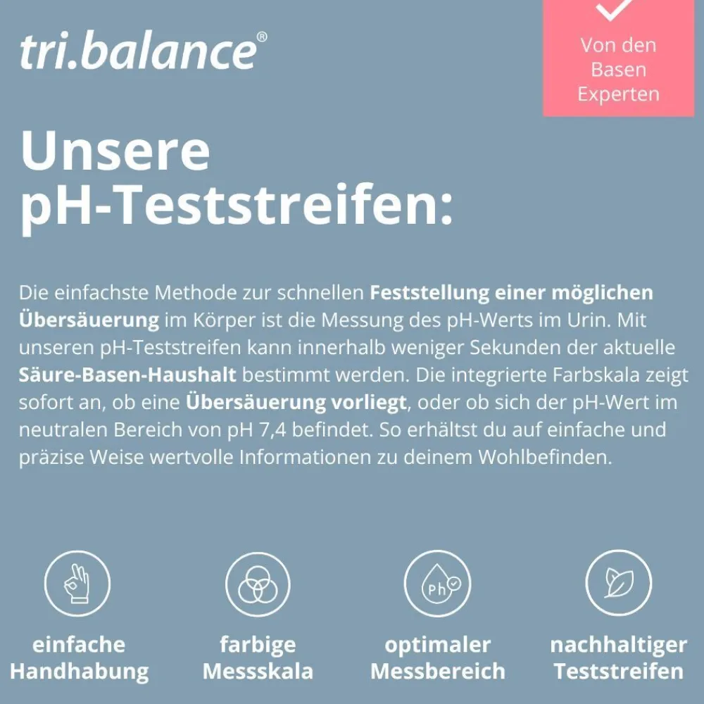 tri.balance® pH-Teststreifen>