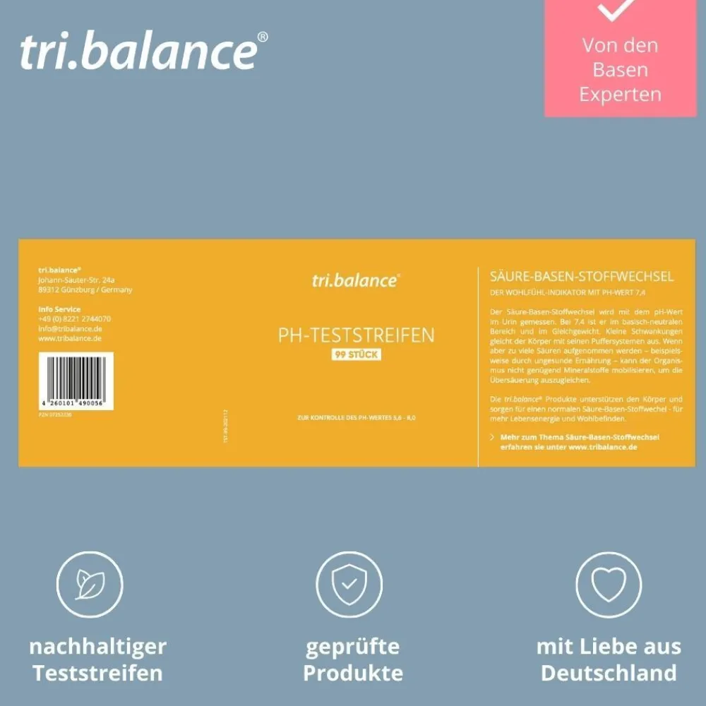 tri.balance® pH-Teststreifen>