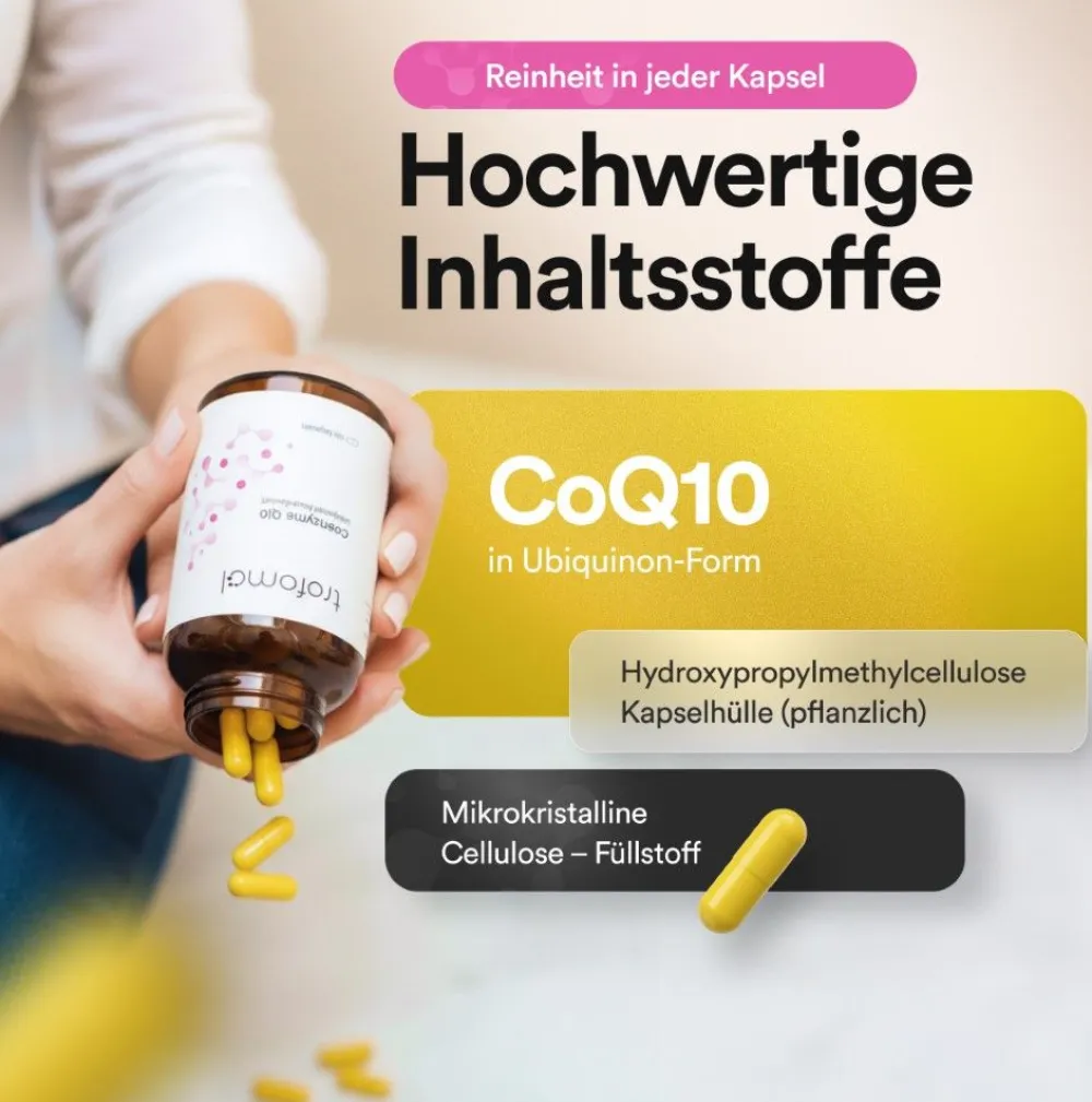 Coenzym Q10 mit 100 mg, Zellenergie>trofomol Outlet