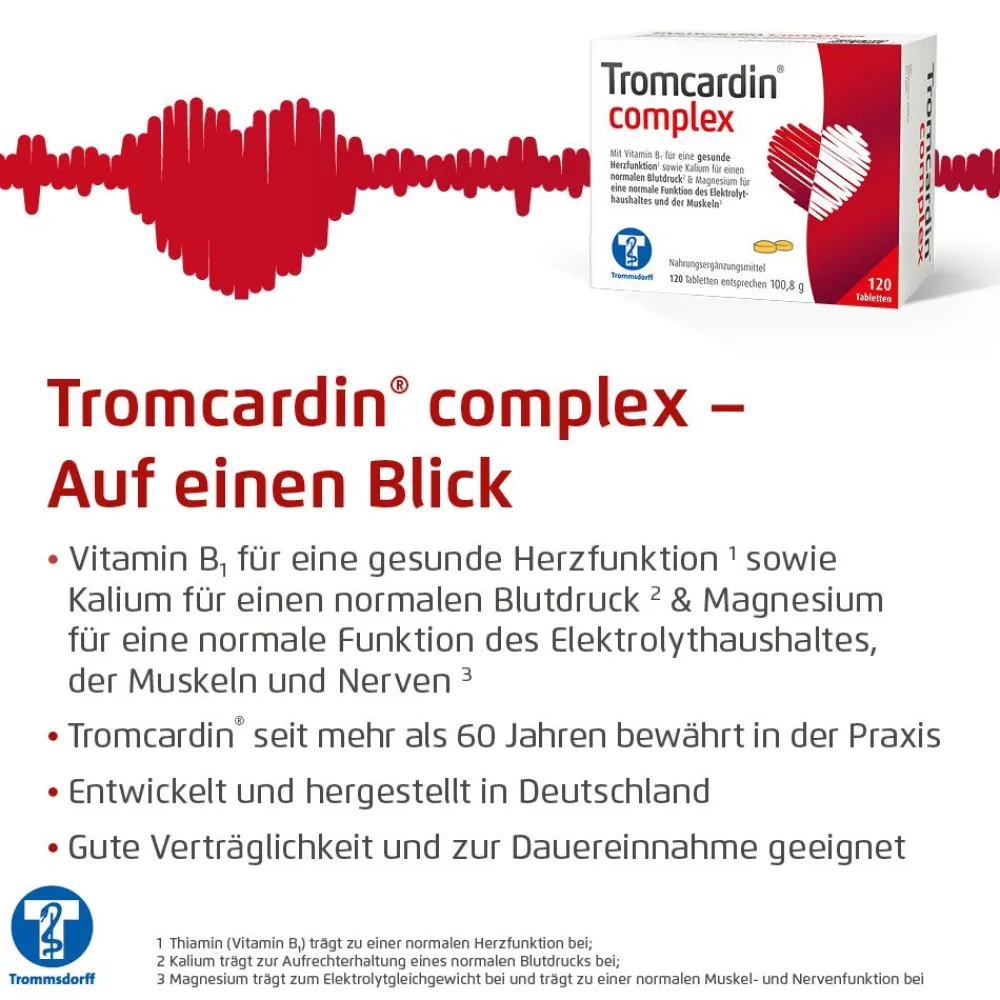 ® complex – der Partner für Ihr Herz und Ihre Gesundheit>Tromcardin Clearance