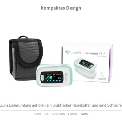 TrueLife Oximeter X5 BT – Pulsoximeter mit Bluetooth><noscript><img width=