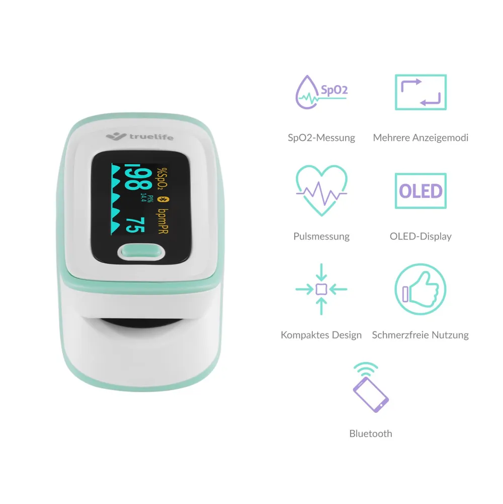 TrueLife Oximeter X5 BT – Pulsoximeter mit Bluetooth> Sale