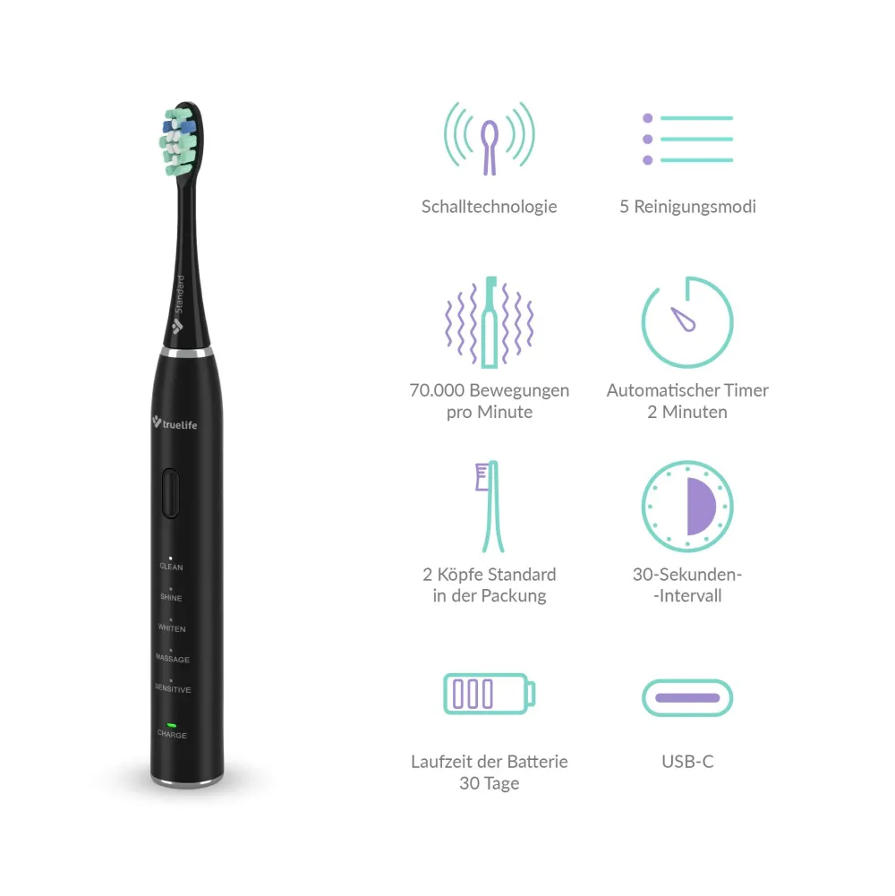 TrueLife SonicBrush Clean30 Black>