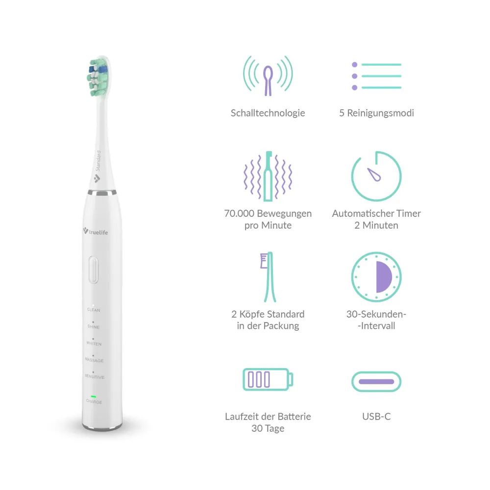 TrueLife SonicBrush Clean30 White| Best