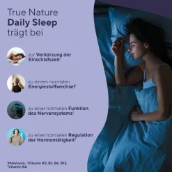 ® Daily Sleep Schlafkapseln Testsieger - Premium Schlaf-Komplex mit Melatonin|TRUE NATURE Online