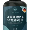 ® Glucosamin & Chondroitin Kapseln hochdosiert mit Vitamin C aus Hagebuttenextrakt>TRUE NATURE Hot