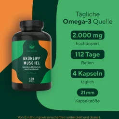 ® Grünlippmuschel Kapseln - Neuseeländische Kultivierung|TRUE NATURE Online