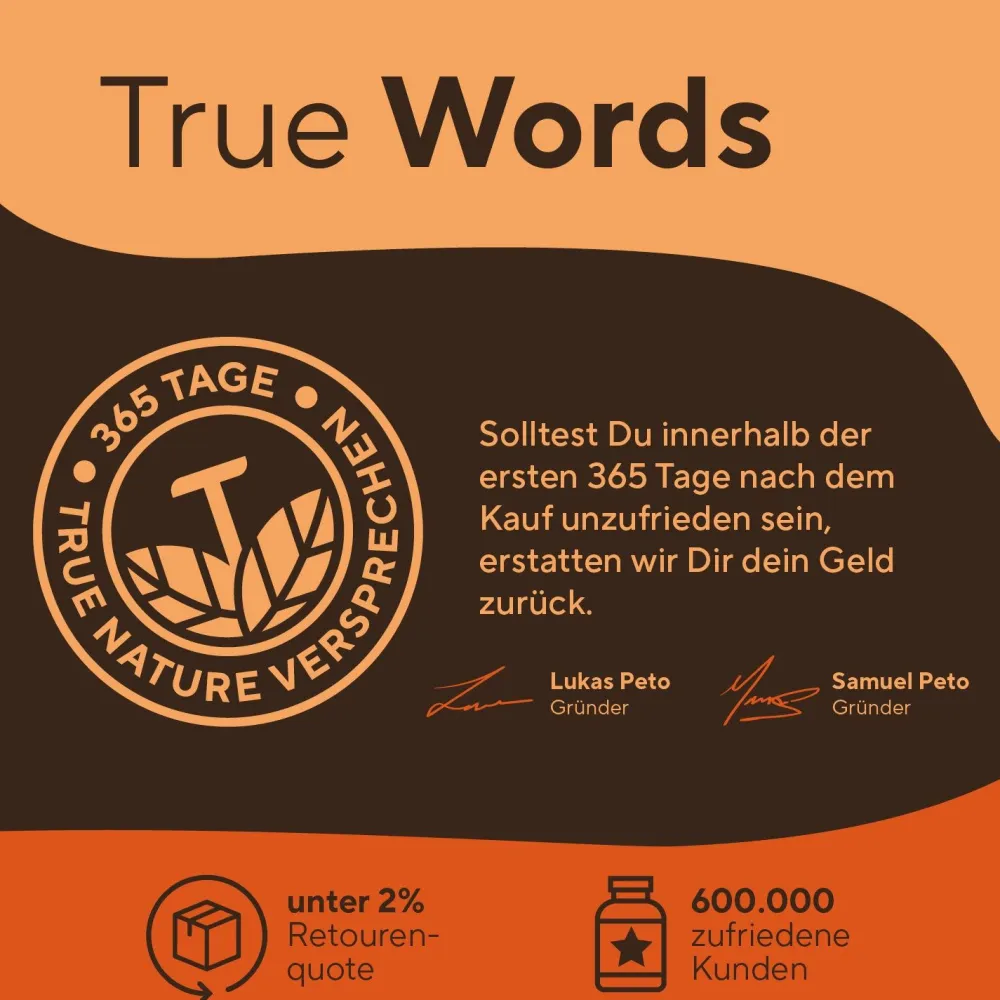 ® Papaya Enzym Kapseln (Papain Kapseln) - 2100mg Papain Extrakt - Vegan & Made in Germany>TRUE NATURE New