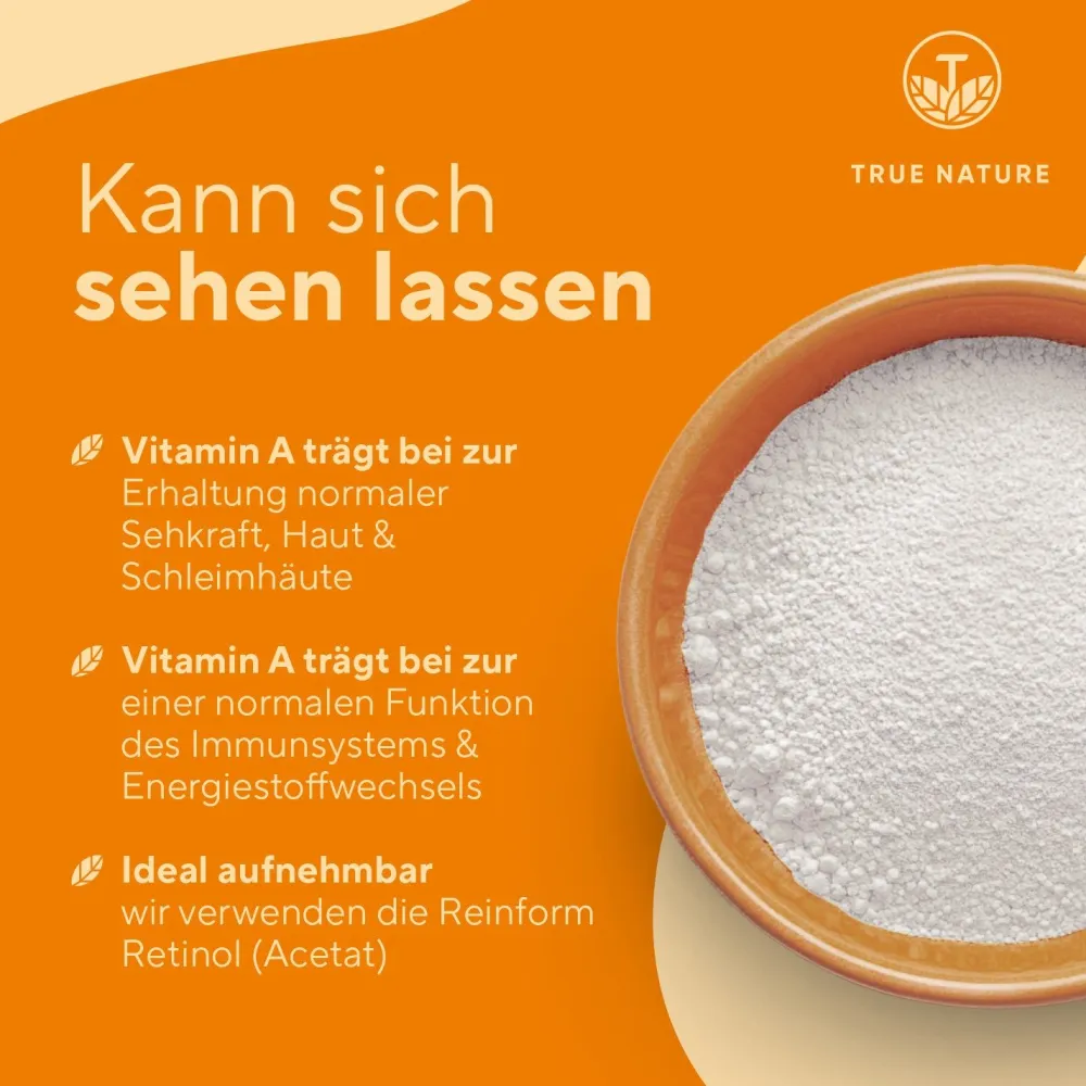 ® Vitamin A Tabletten - Augenvitamine Vegan & Made in Germany>TRUE NATURE Hot