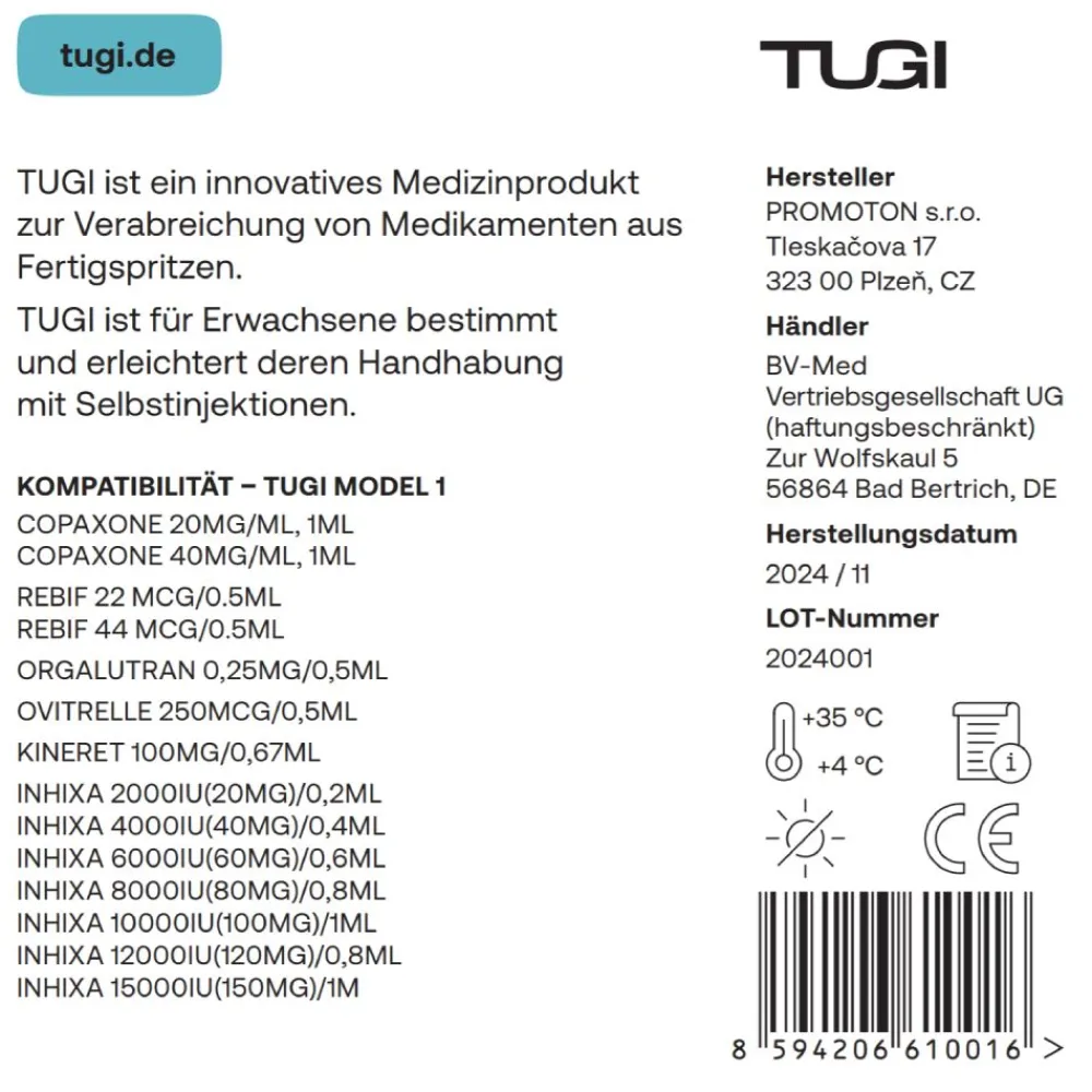 TUGI Modell 1 Medizinische Spritzenhilfe| Outlet