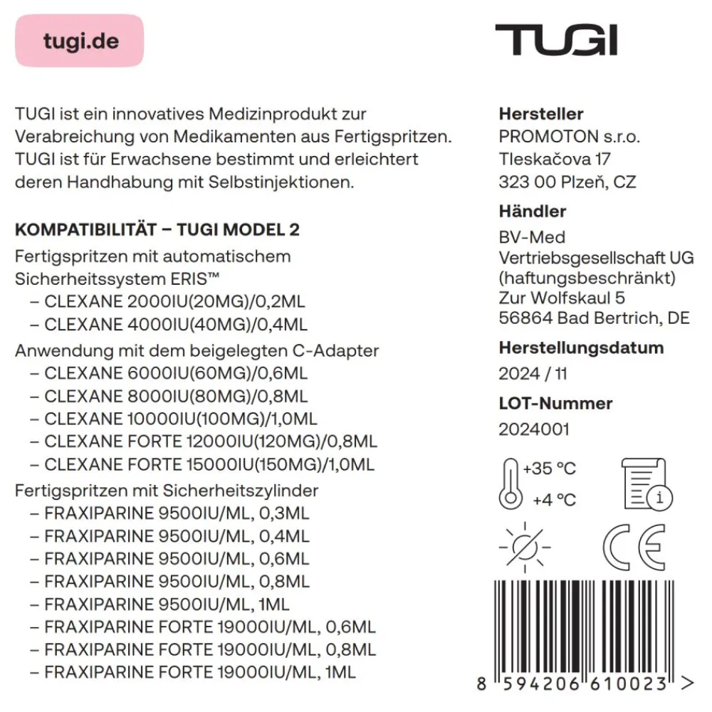 TUGI Model 2 Medizinische Spritzenhilfe| Online