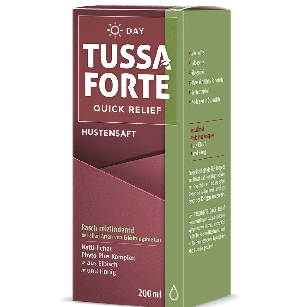 TUSSAFORTE DAY Quick Relief Hustensaft> Hot