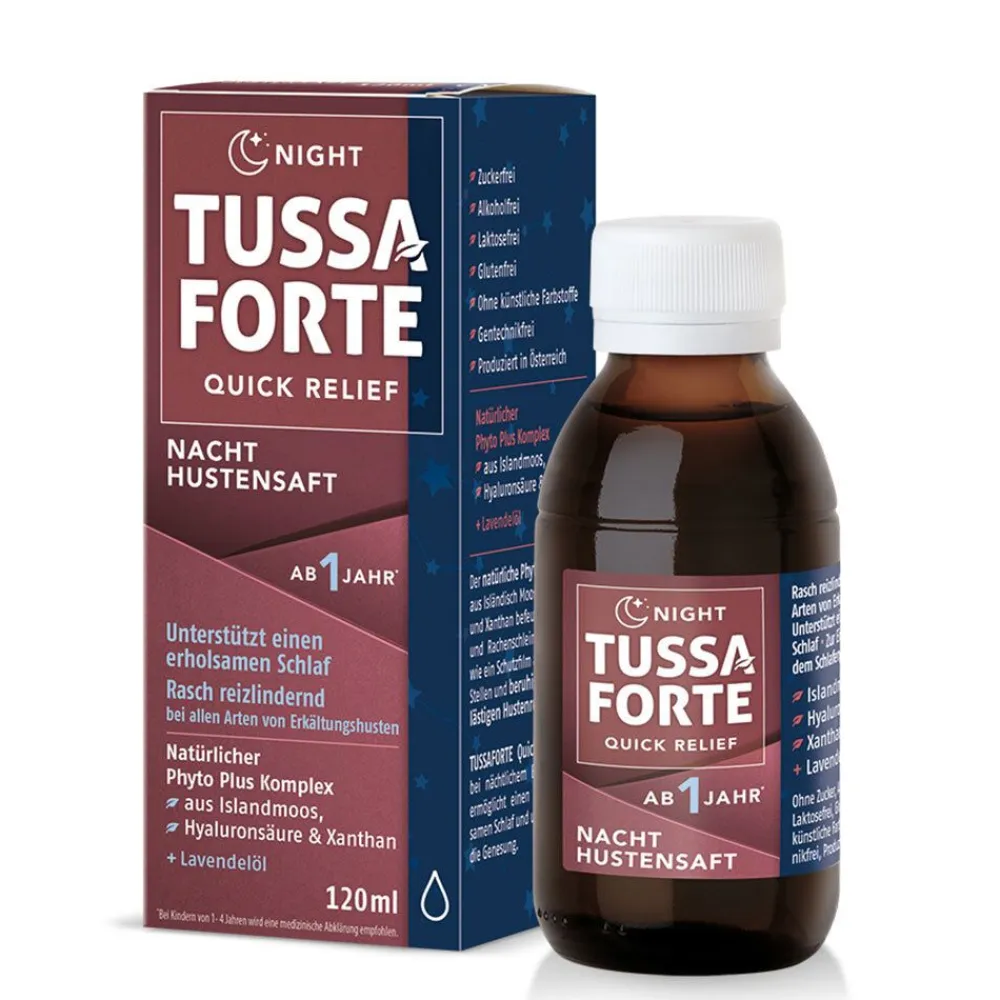 TUSSAFORTE NIGHT quick Relief Hustensaft| Best