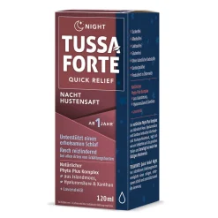 TUSSAFORTE NIGHT quick Relief Hustensaft| Best
