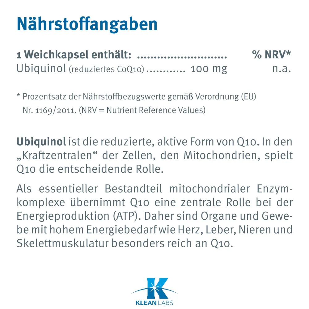 Ubiquinol 100 mg| Discount