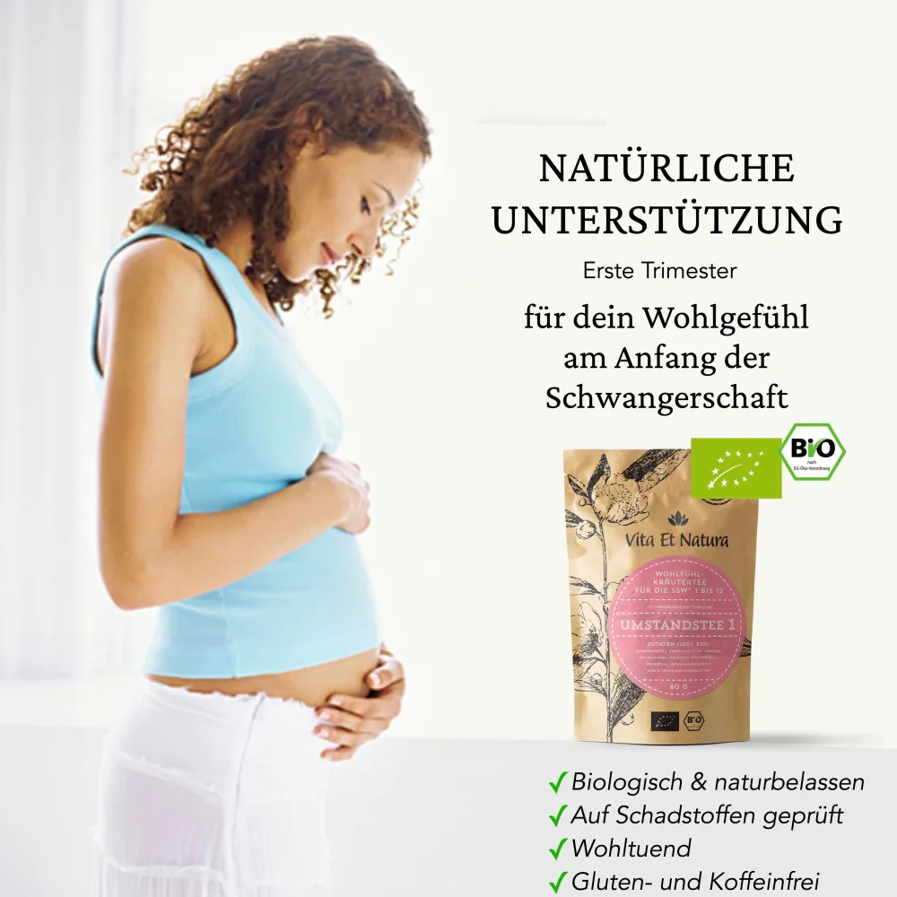 Umstandstee 1 - Schwangerschaftstee für das 1. Trimester -100% bio - Vita Et Natura® Teemanufaktur> Clearance