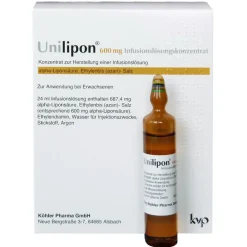® 600 mg Infusionslösungskonzentrat>Unilipon New
