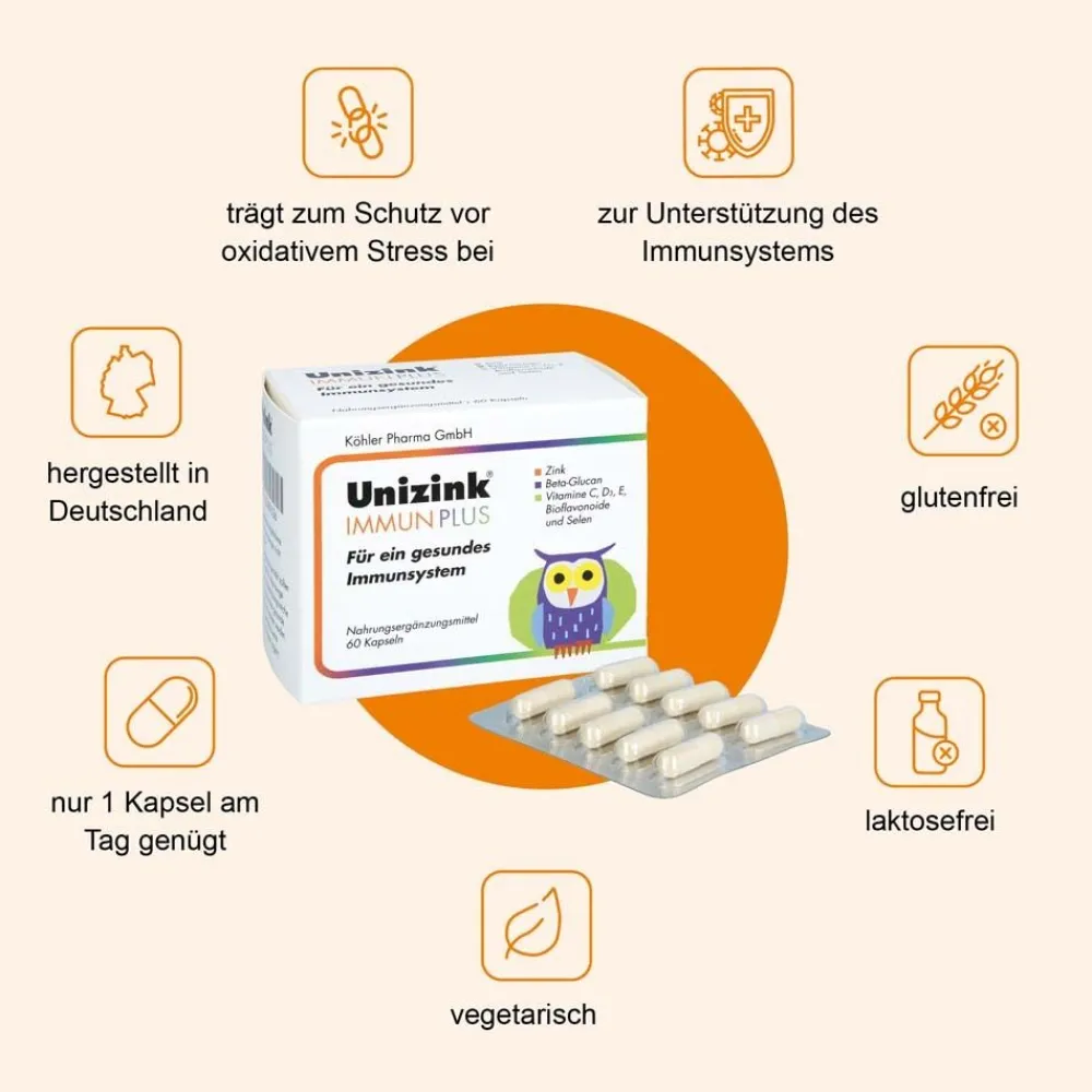 ® IMMUN PLUS Kapseln>Unizink