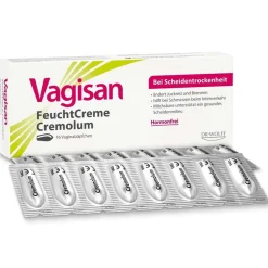 FeuchtCreme Cremolum: Hormonfreies Vaginalzäpfchen bei trockener Scheide – schnelle Linderung & einfache Anwendung>Vagisan New