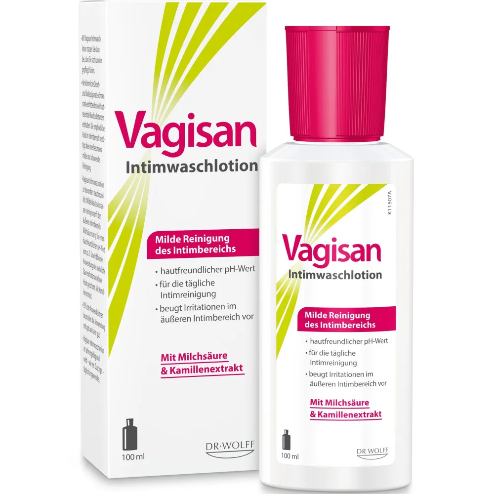 Intimwaschlotion: Intimpflege für eine sanfte Reinigung und zur Vorbeugung von Infektionen|Vagisan Hot