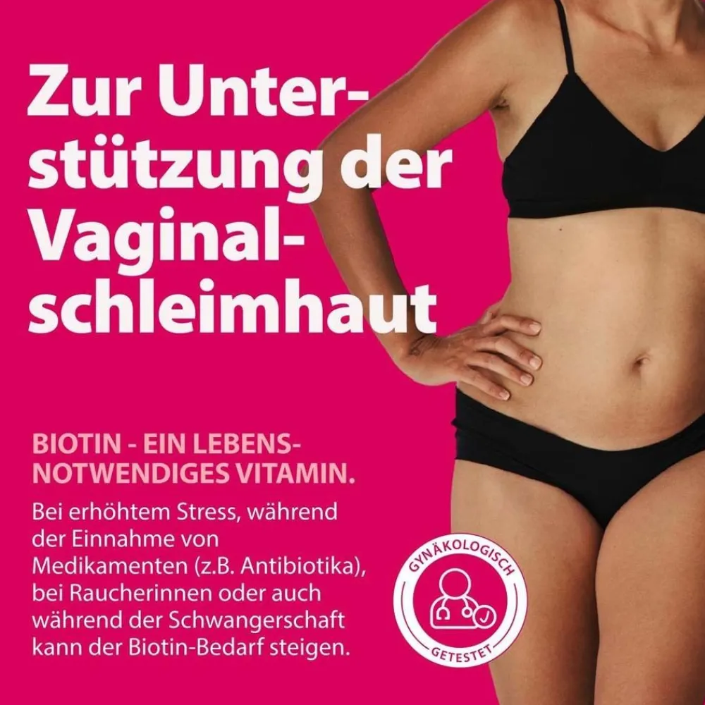 Milchsäurebakterien mit Biotin: Kapseln zur Unterstützung einer gesunden Vaginalschleimhaut>Vagisan Discount