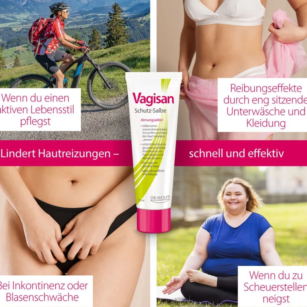 Schutz-Salbe: Atmungsaktive Wundschutzcreme für den Intimbereich und zur täglichen Intimpflege>Vagisan Best