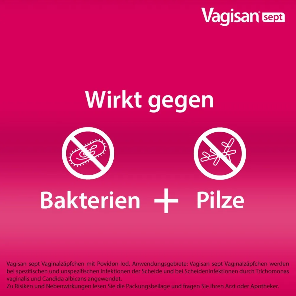 sept: Antiseptische Vaginalzäpfchen mit Povidon-Iod bei Scheideninfektionen>Vagisan Outlet