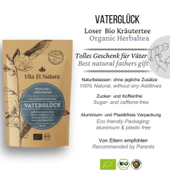 Vaterglück Biotee - Geschenk zum Vaterschaft - Vita Et Natura® Teemanufaktur| Discount