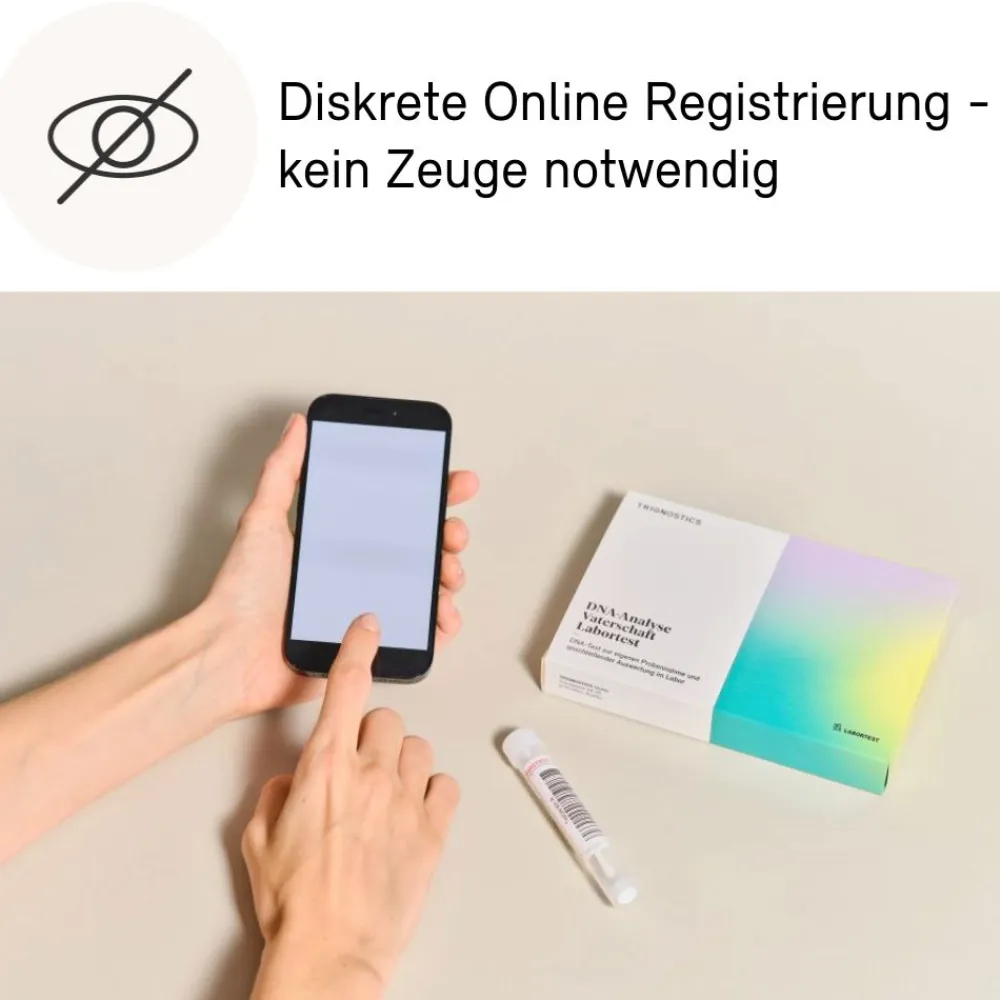 Vaterschaftstest 2 Personen (2 Abstrichtupfer)> Outlet