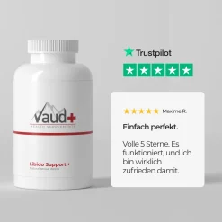 Vaud ® Libido Support | Maca Kapseln | Hochdosiert 1000 mg als Libido Booster für Frau & Mann><noscript><img width=