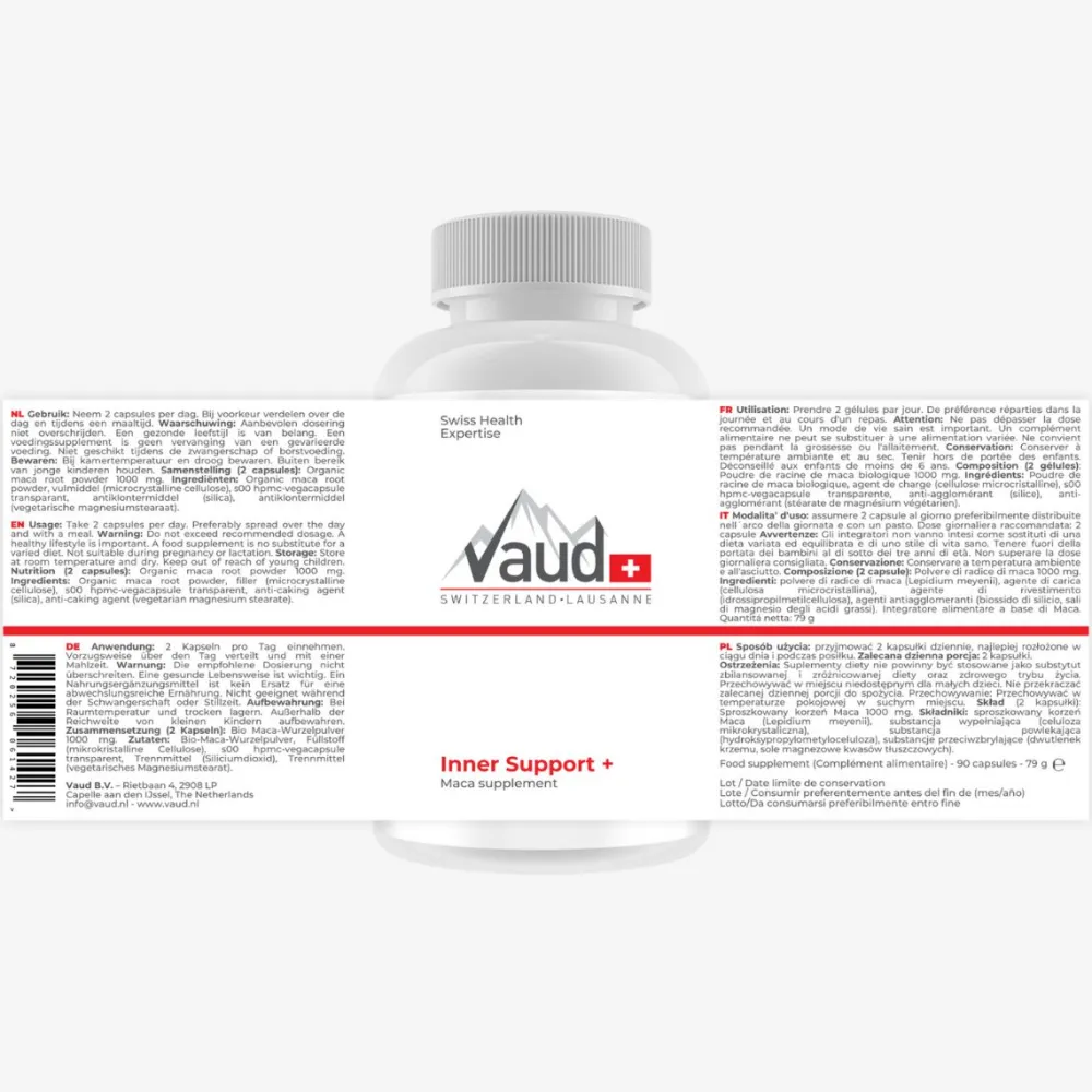 Vaud ® Libido Support | Maca Kapseln | Hochdosiert 1000 mg als Libido Booster für Frau & Mann> Online