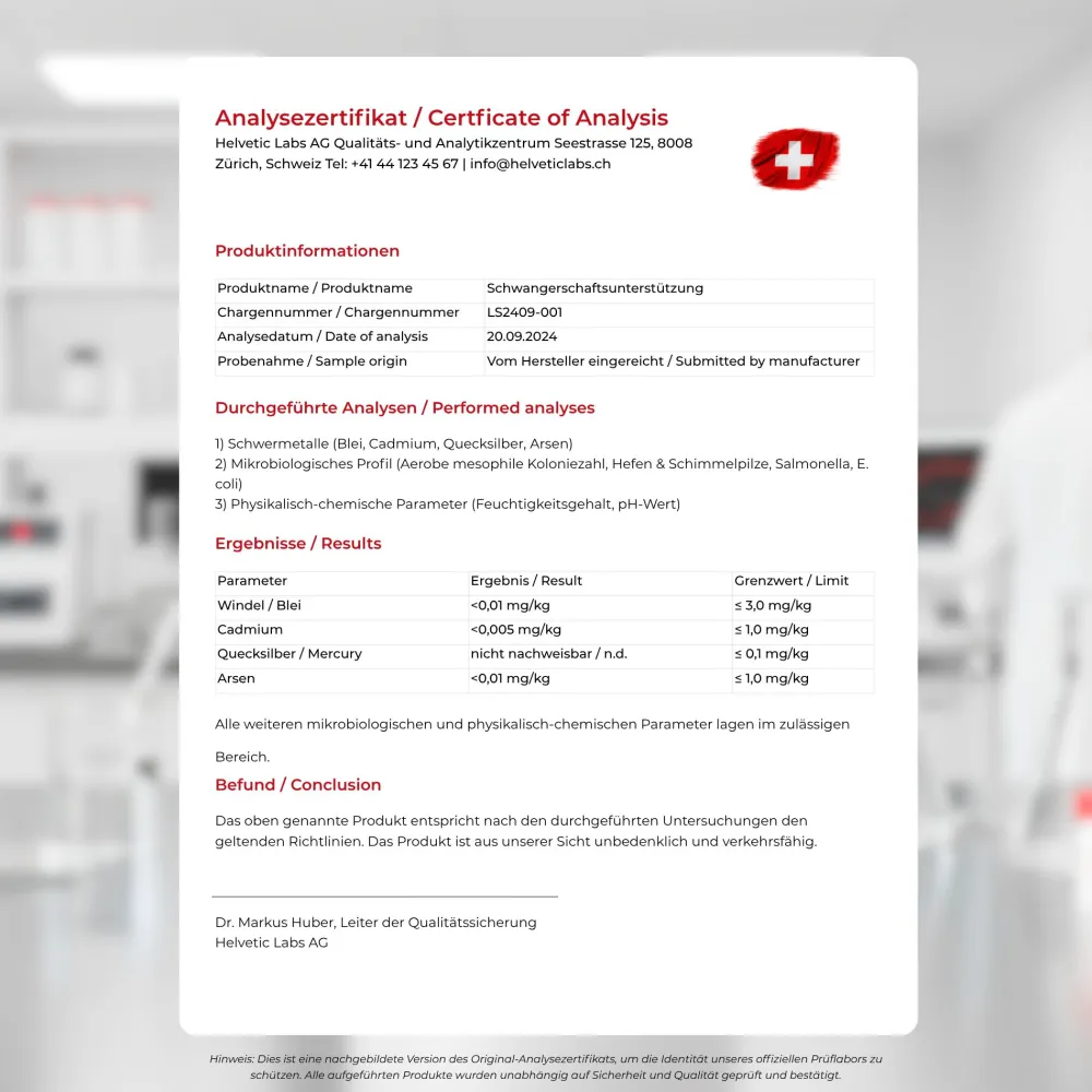 Vaud ® Pregnancy Support | Kinderwunsch Vitamine Frauen | Schwangerschaftsvitamine für Frauen| Best