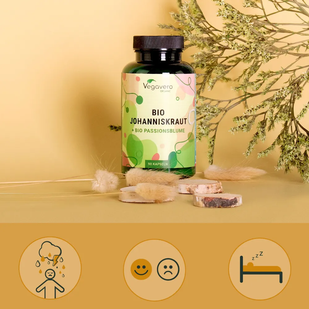 Johanniskraut mit Passionsblume BIO>vegavero