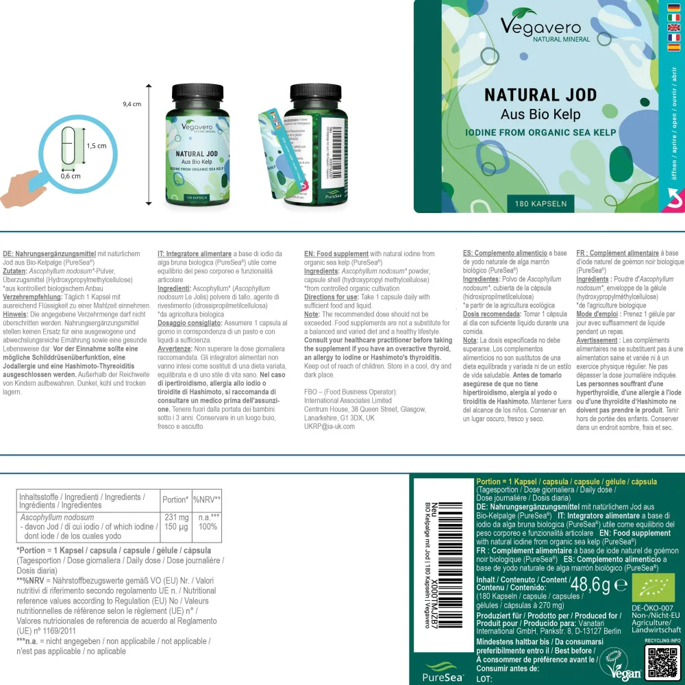 Natural Jod BIO>vegavero Sale