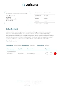 Madenwurm (Oxyuren) Test>verisana Discount