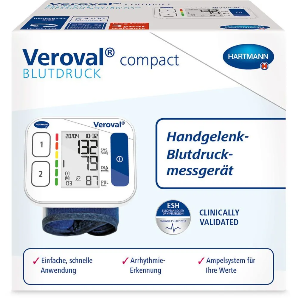® Compact Handgelenk-Blutdruckmessgerät>Veroval Discount