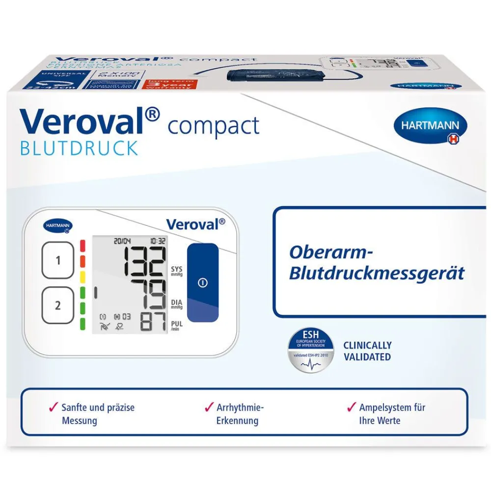 ® Compact Oberarm-Blutdruckmessgerät>Veroval