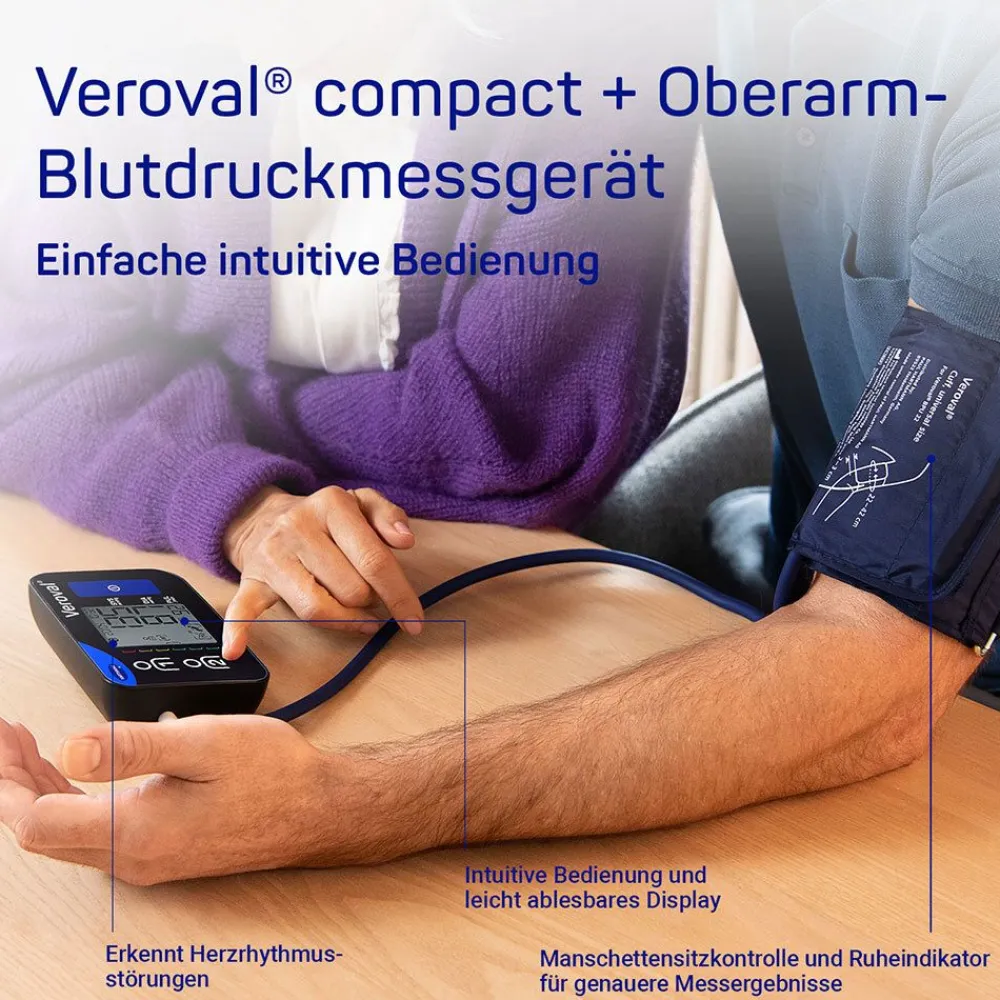 ® compact + Oberarm-Blutdruckmessgerät BPU 26>Veroval