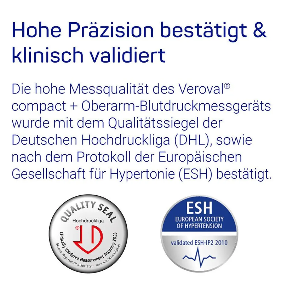 ® compact + Oberarm-Blutdruckmessgerät BPU 26>Veroval