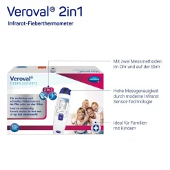 ® 2in1 Infrarot-Fieberthermometer DS 22|Veroval Clearance