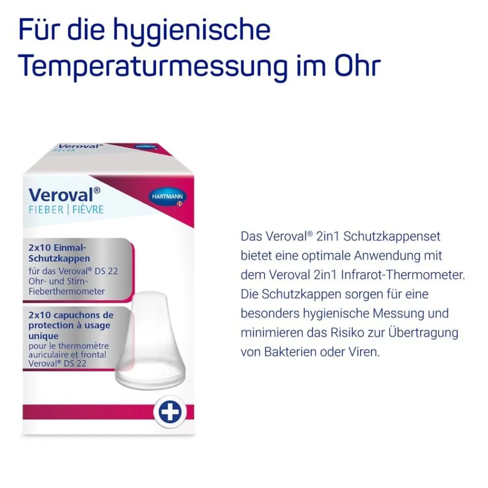 ® 2in1 Infrarot-Fieberthermometer DS 22|Veroval Clearance
