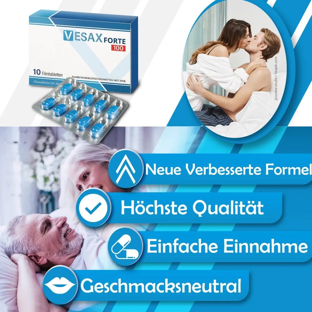 Vesax Forte | rezeptfrei Pillen für den aktiven Mann| Best