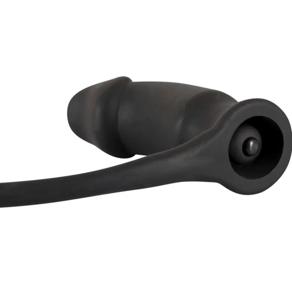 Vibro-Penisring „Ring + Plug“ | Penis-/Hodenring mit Vibro-Analplug |>BLACK VELVETS New