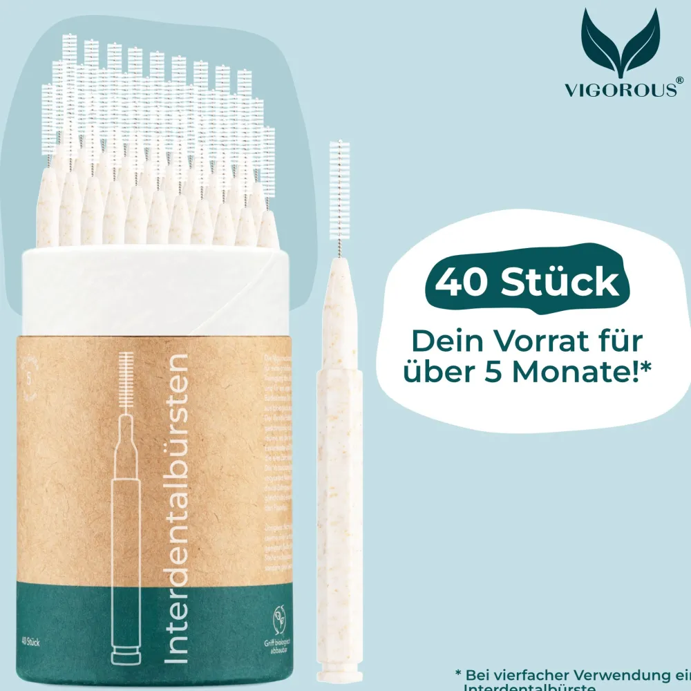 VIGOROUS® Interdentalbürsten nachhaltig ISO 2 (0,5 mm)> Outlet
