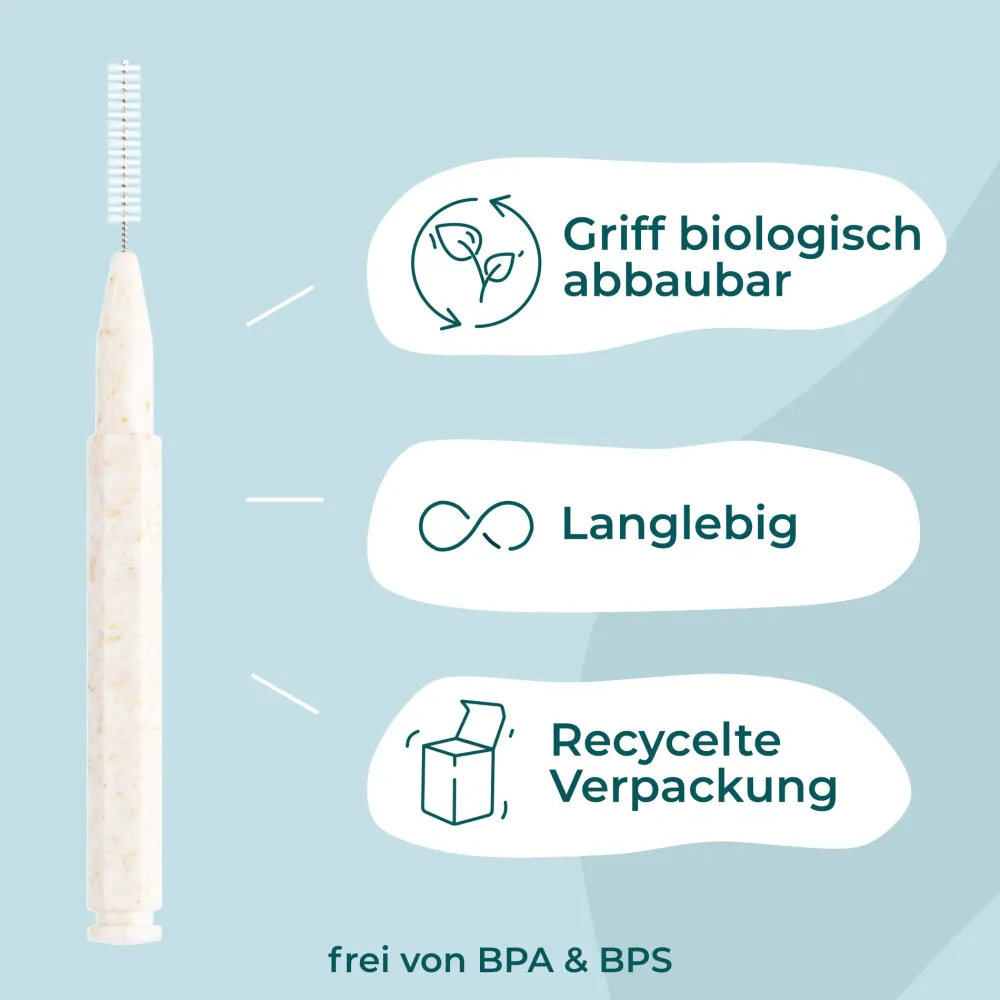 VIGOROUS® Interdentalbürsten nachhaltig ISO 2 (0,5 mm)> Outlet