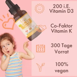 Vihado Vitamin D3 + K2 für Kinder| Sale